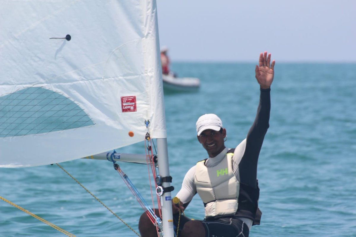 kreedonworld's tweet photo. Media_SAI: #SailingUpdate
#Tokyo Olympian & 2019 U-21 World Championship 🥉 medalist @VishnuS28686411 finished 25th out of 135 participants with his amazing performance at ILCA World Sailing Championship, Barcelona
His teammate Mohit finished 106th
… https://t.co/7jtoY8WFrm