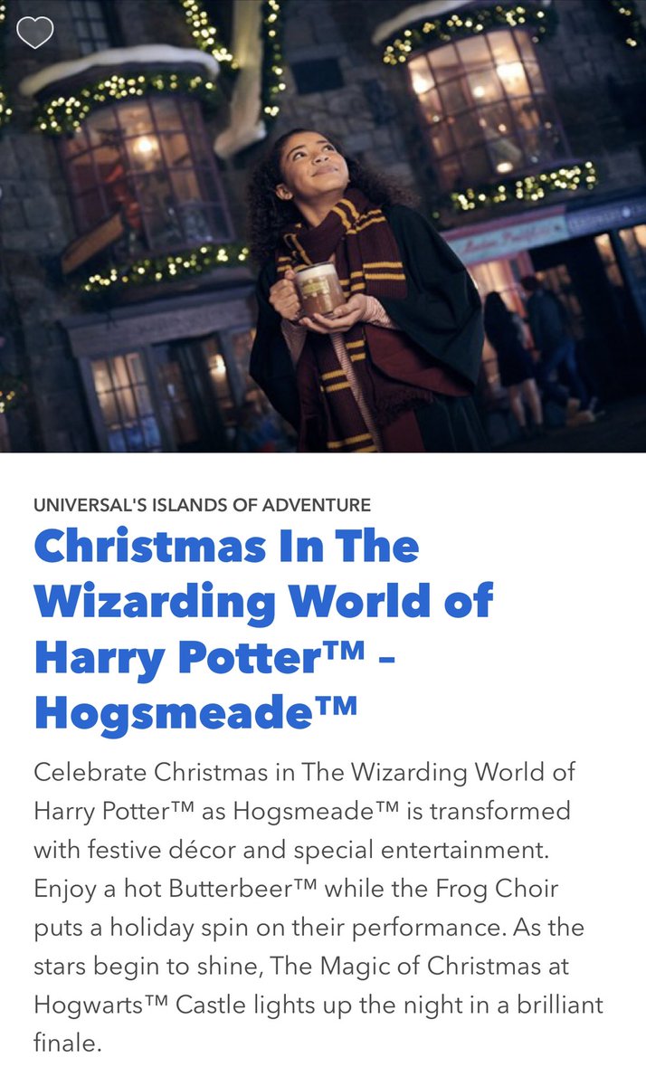 ParkFreaks's tweet photo. Let yourself whoa this holiday season @UniversalORL ! Celebrate Christmas in Hogsmeade and Diagon Alley then share an onion with the Grinch. @UniversalORL has it all this holiday season! #ATUNIVERSAL https://t.co/6sJOdJazWQ
