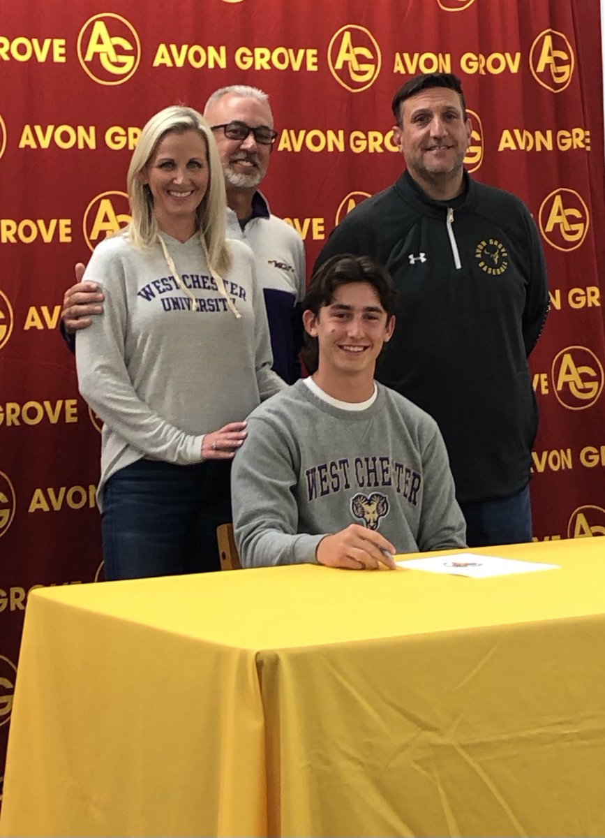Nick Noga 22’ AGHS grad and WCU Commit signed his NLI tonight and made it official! Excited for the next chapter but first one more HS season!  Go AG, Go Bluerocks and Rams Up! ⁦<a href="/Bluerocks_BSBL/">BluerocksNation</a>⁩ ⁦<a href="/AGRedDevilBB/">Avon Grove Baseball</a>⁩ ⁦<a href="/WCU_Baseball/">WCU Baseball</a>⁩