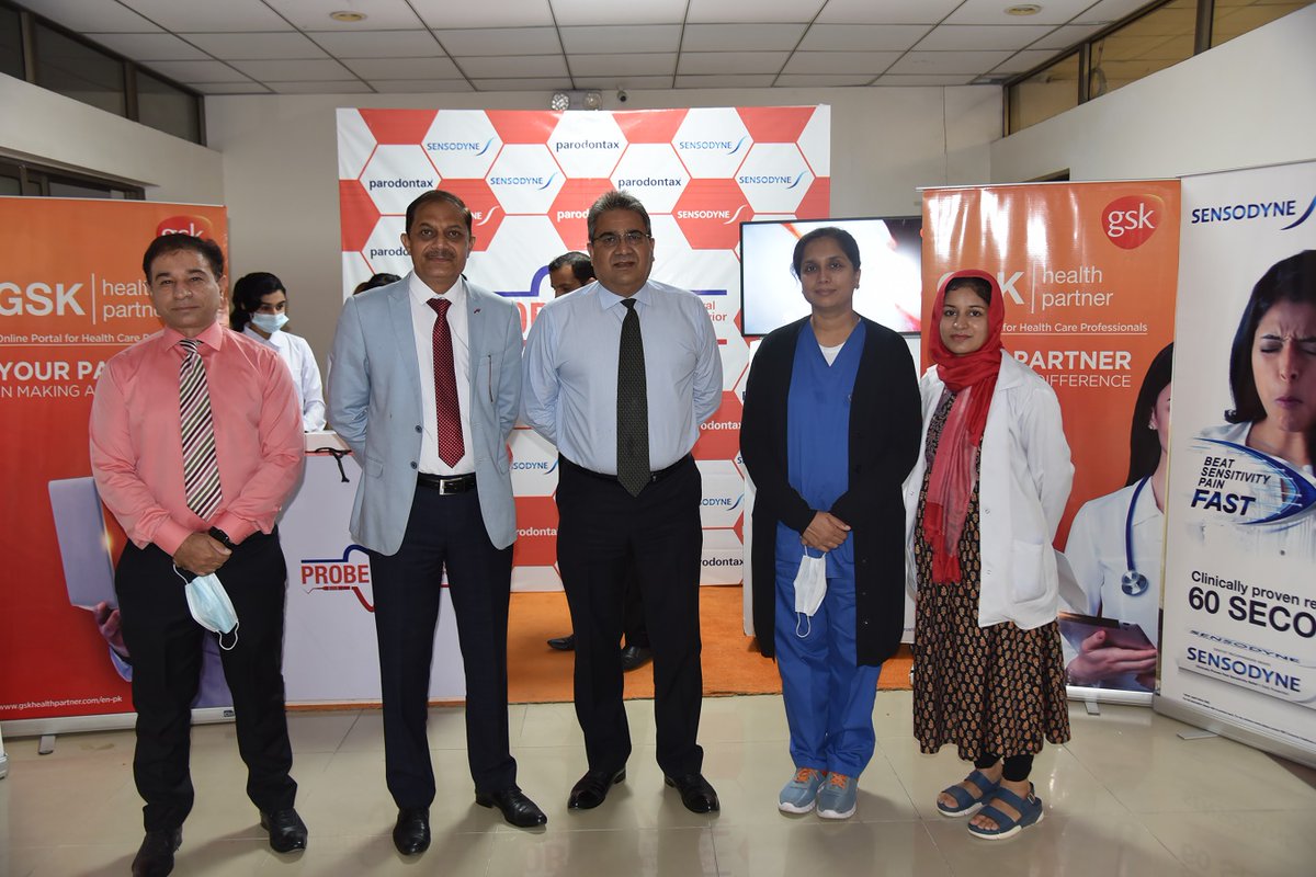 fuislamabad's tweet photo. A one day activity was organized by GSK Pharmaceuticals at FUCD&H on November 09, 2021.
Faculty, House Officers and Final Year Students actively participated in the activity.
#FUI #FUIC #FUCD #gsk #students #university #hospital #testing #pharmaceuticals https://t.co/vnLgzpgWzY