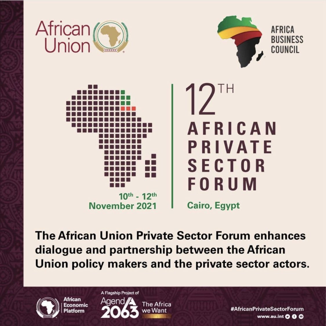 Fundi App (@fundiapps) on Twitter photo We are excited to have our Co-Founder <a href="/kilimwomeshi/">Godfrey Kilimwomeshi</a> representing us at the 12th African Union Private Sector Forum in Cairo, Egypt. Today <a href="/kilimwomeshi/">Godfrey Kilimwomeshi</a> will be pitching in front of investors and Africans leaders during the @africasunicorns pitch session. We are excited to have our Co-Founder <a href="/kilimwomeshi/">Godfrey Kilimwomeshi</a> representing us at the 12th African Union Private Sector Forum in Cairo, Egypt. Today <a href="/kilimwomeshi/">Godfrey Kilimwomeshi</a> will be pitching in front of investors and Africans leaders during the @africasunicorns pitch session.
