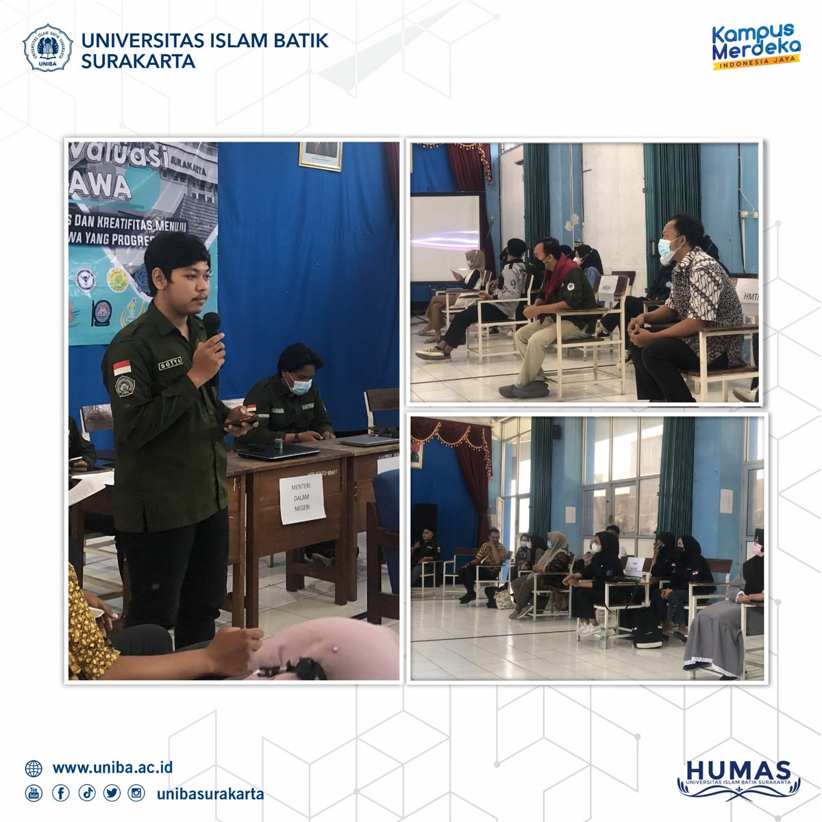 UIBSurakarta's tweet photo. BEM Uniba Surakarta, pada 9 November 2021 menyelenggarakan Rapat Evaluasi Ormawa. 

Tetap semangat dan salam progresif!

#universitasislambatiksurakarta #rapat #evaluasi #bemunibasurakarta #mahasiswa #organisasimahasiswa #fakultas #kampus #infokampus #kampusmerdeka https://t.co/pRpR5VENu1