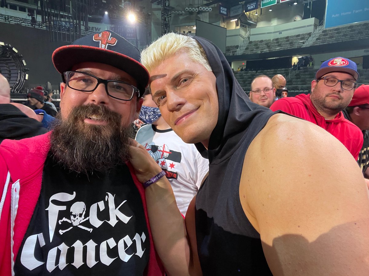 What a great show in Indy! <a href="/AEWLive/">AEW LIVE EVENTS</a> never disappointments! <a href="/CodyRhodes/">Cody Rhodes</a> <a href="/TonyKhan/">Tony Khan</a> <a href="/FxCKCANCER/">Fuck Cancer</a> #JOE