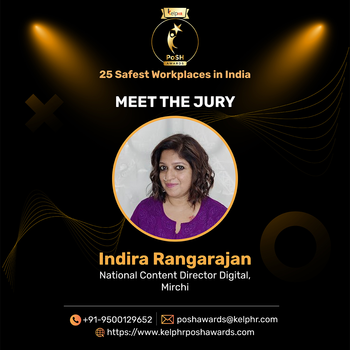 kelphr's tweet photo. #Meetthejury for the KelpHR PoSH Awards. SME in their respective fields also known for their passionate efforts towards creating safe workplaces for all. To apply check out https://t.co/ERkyvvh0DC @anju_godbole @indu_r @Meg_Srinivas @MasalaBai #poshawards #poshact #KelpHR https://t.co/25Tu3YOU4h