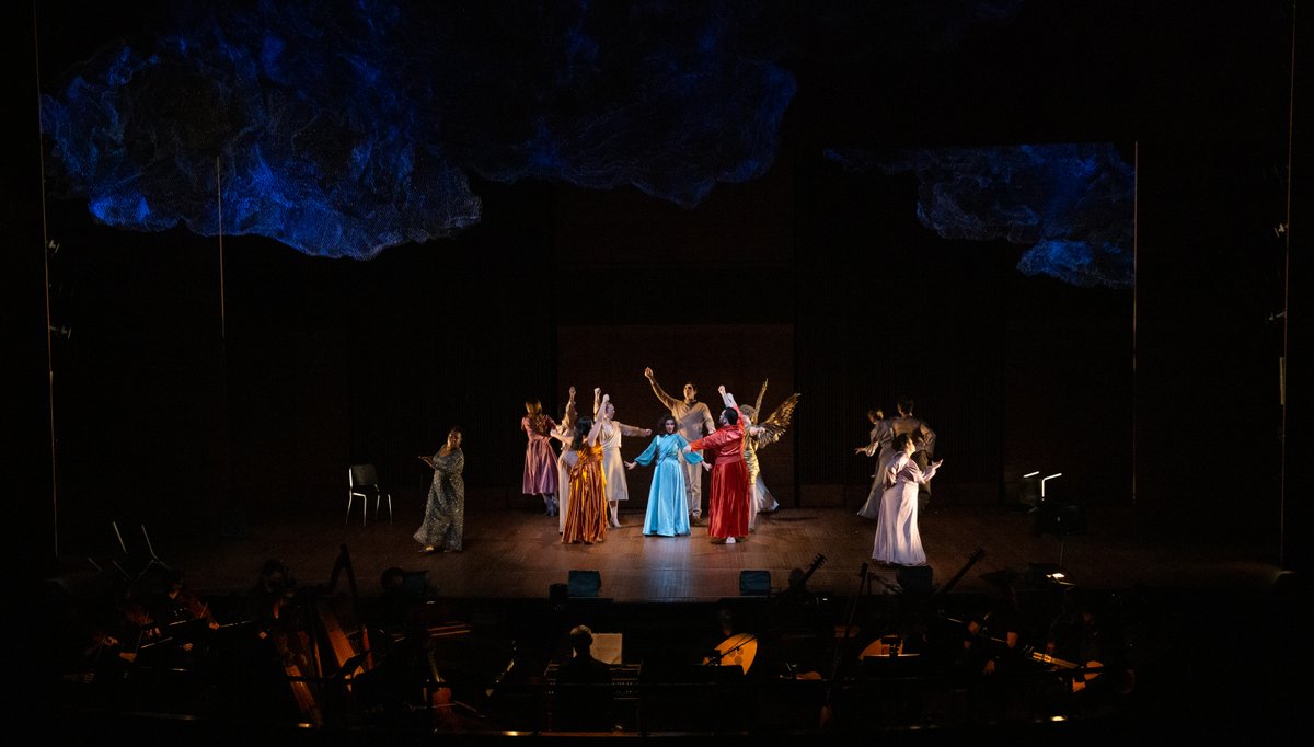 JuilliardSchool's tweet photo. Congrats to all the cast & creators of L'Orfeo on a beautiful opening this evening. Bravi, tutti! 🤩🎉✨ Two shows to go! More info & tickets at https://t.co/YK8YARzU5v. #JuilliardOpera
📸 by Rosalie O'Connor https://t.co/CB1CRpSBt0