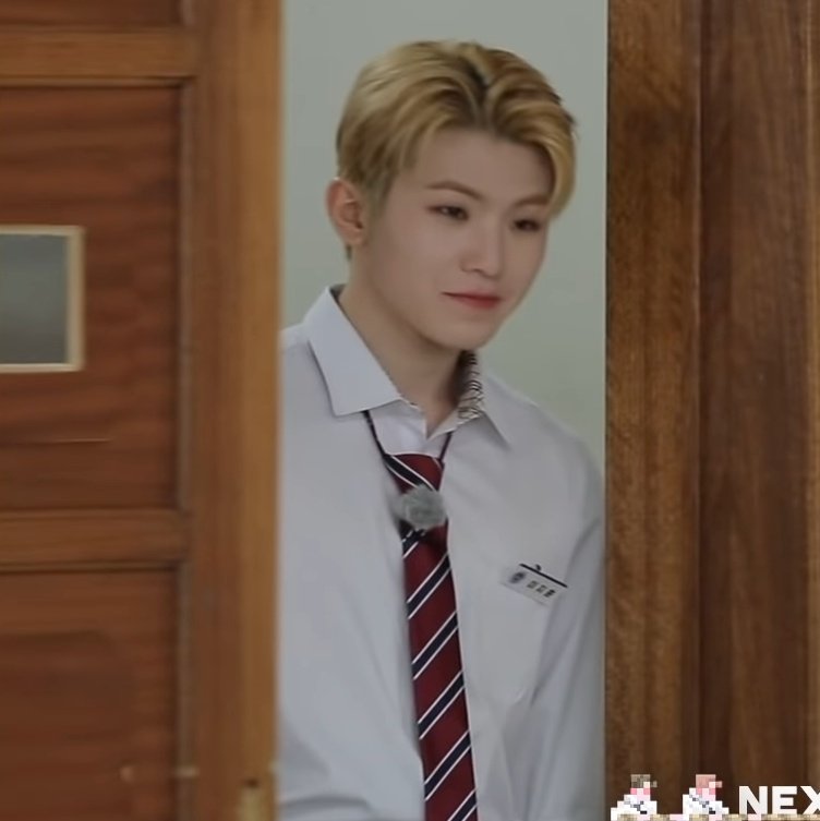 Woozi in school uniform Graduation day GoSe
