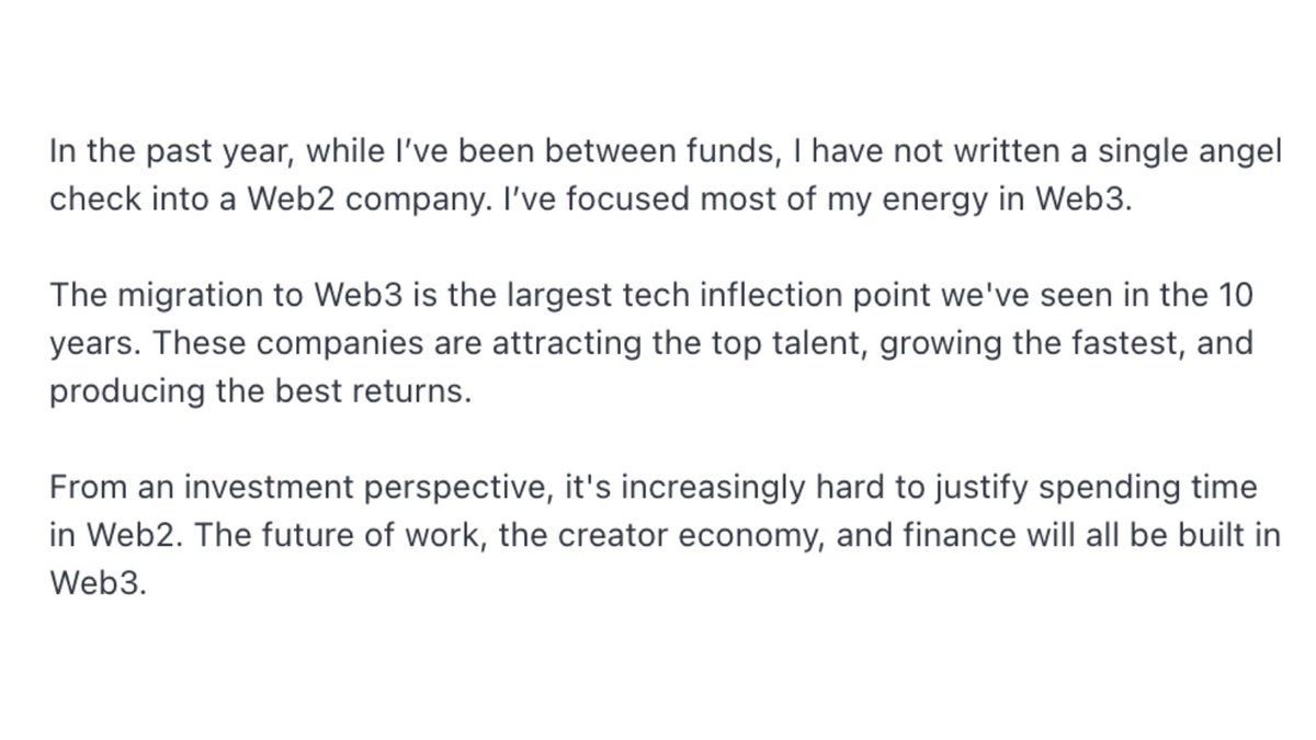 Just made a confession to my LPs 👀

I've never been so scared to press the send button on an email 😅

Big things happening at Awesome People, stay tuned🚀