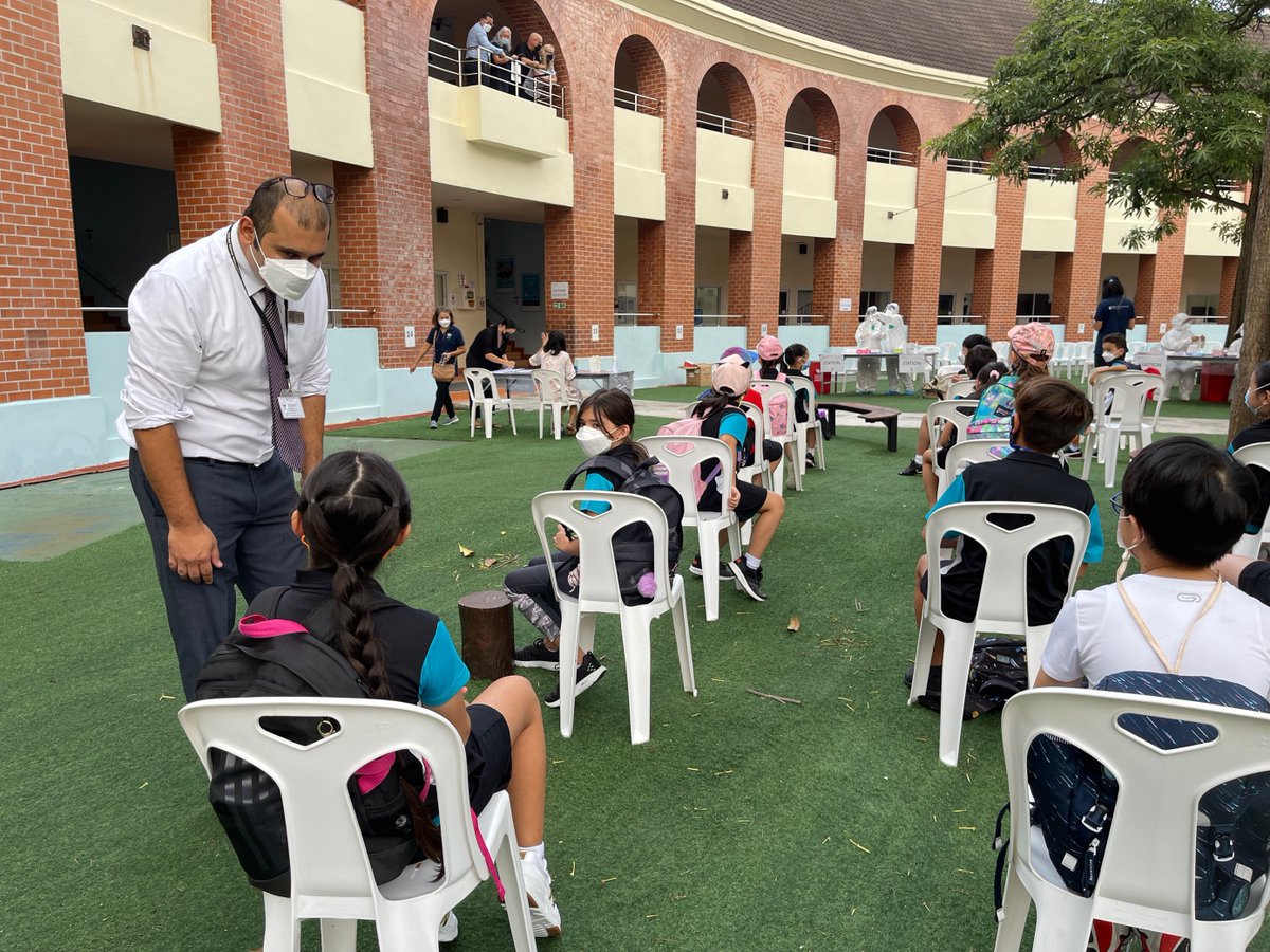 RegentsSchool's tweet photo. After months of #virtualschool, we are so happy to see our students back on campus this week, making great use of our engaging learning spaces, facilities and new technology!

#gorisp #BeAmbitiousBeRegents #nae #backtoschool https://t.co/43U9ghSuT0