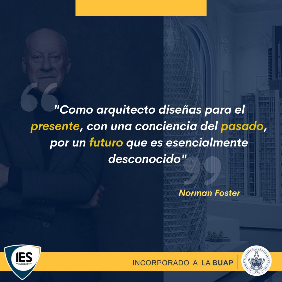 IESACoficial's tweet photo. Norman Foster se ha convertido en uno de los arquitectos más influyentes en la actualidad, conoce e inspírate con algunas de sus obras. 🏛📐
#Arquitectura #IESAC https://t.co/w2NYD1sXfQ