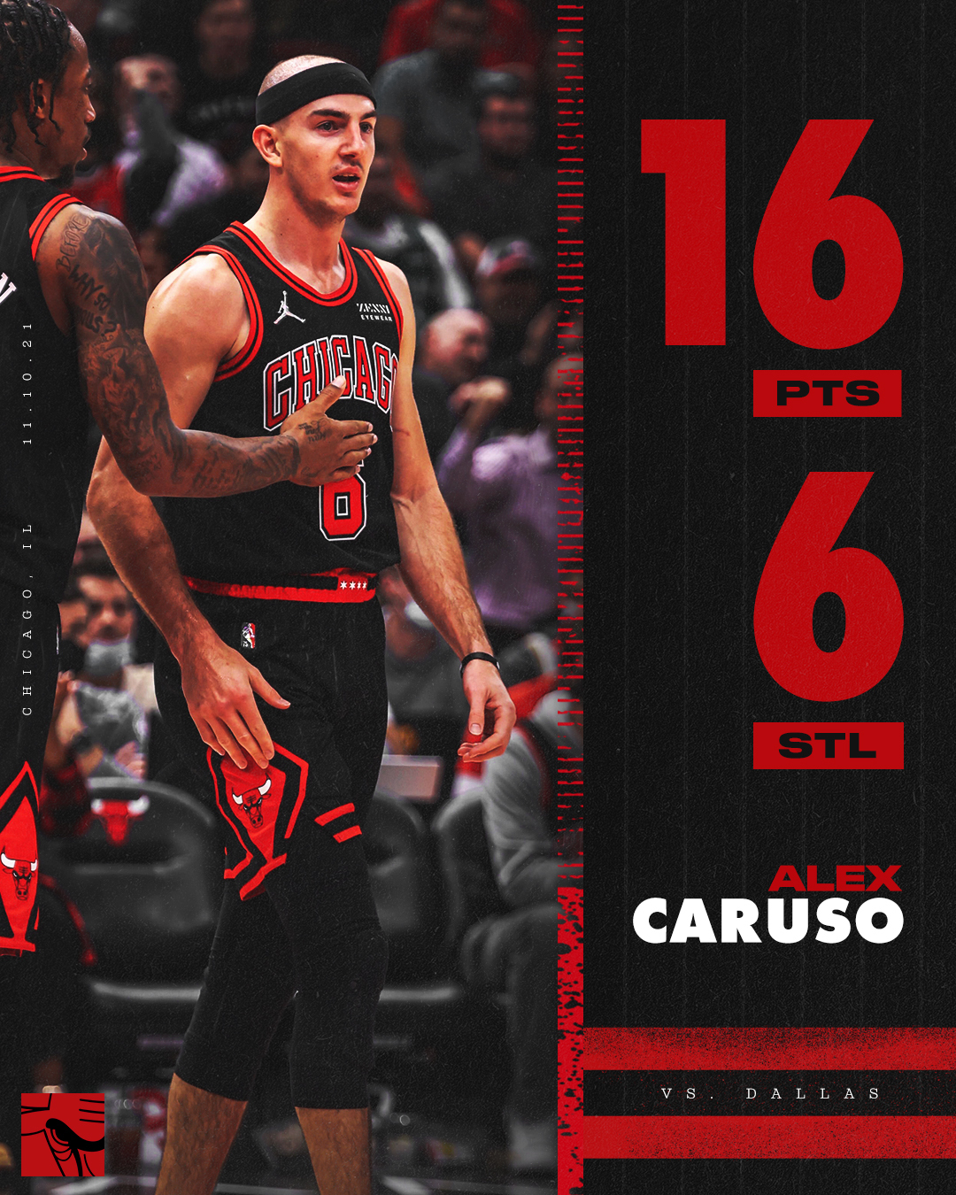 Congratulations to Alex Caruso being the last Bull to wear #6. : r/ chicagobulls