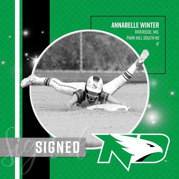 Today was the day I made it official! I am proud to say I am officially a fighting hawk! Couldn’t be happier with the decision I have made! Go Hawks💚🤍🖤<a href="/UNDsoftball/">North Dakota Softball</a> <a href="/TGA_Turner/">Top Gun National 18U</a> <a href="/topgunfastpitch/">Top Gun Fastpitch</a>