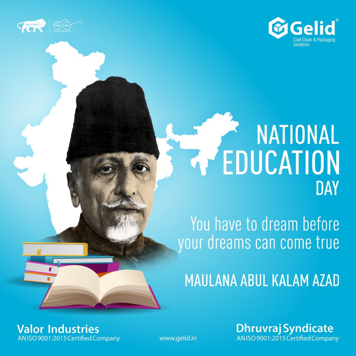 dhruvrajsynd's tweet photo. Team Gelid wishes everyone National Education Day!

@purav23in @valorindustries @dhruvrajsynd @Fluidsorb @Aquareserve @EZthick1 @valorindustries #fluidosorb #aquareserve #gelid #ezthick #educationday #educationday2021 #education #valorindustries #gelid #dhruvrajsyndicate https://t.co/v7RmwSnw85