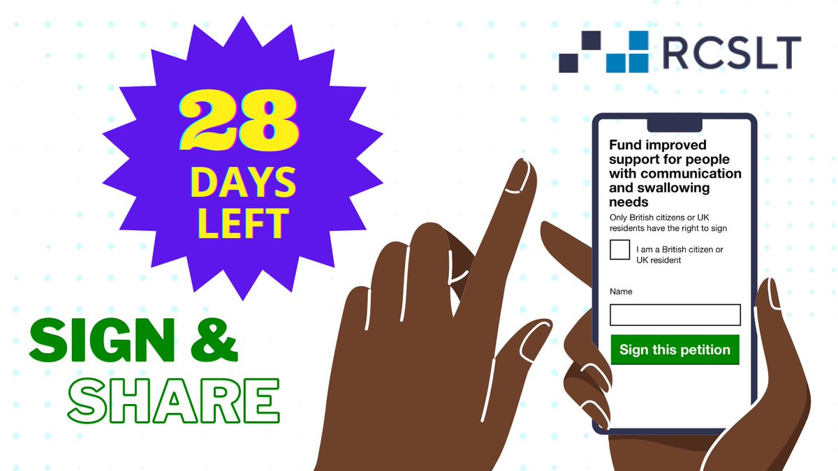 28 days left to sign &amp; share!
Help us to #BuildBackBetterSLT please continue to sign &amp; share the #FundSLT petition. 

It is open until 9 December. If it gets 100,000 signatures it will be considered for a debate in Parliament. Let's do this! 

Click here:
bit.ly/2T6HOtP