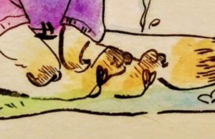 im always sad nobody noticed it with seam at the very least. i find it a fun little treat