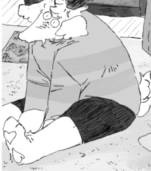 im always sad nobody noticed it with seam at the very least. i find it a fun little treat