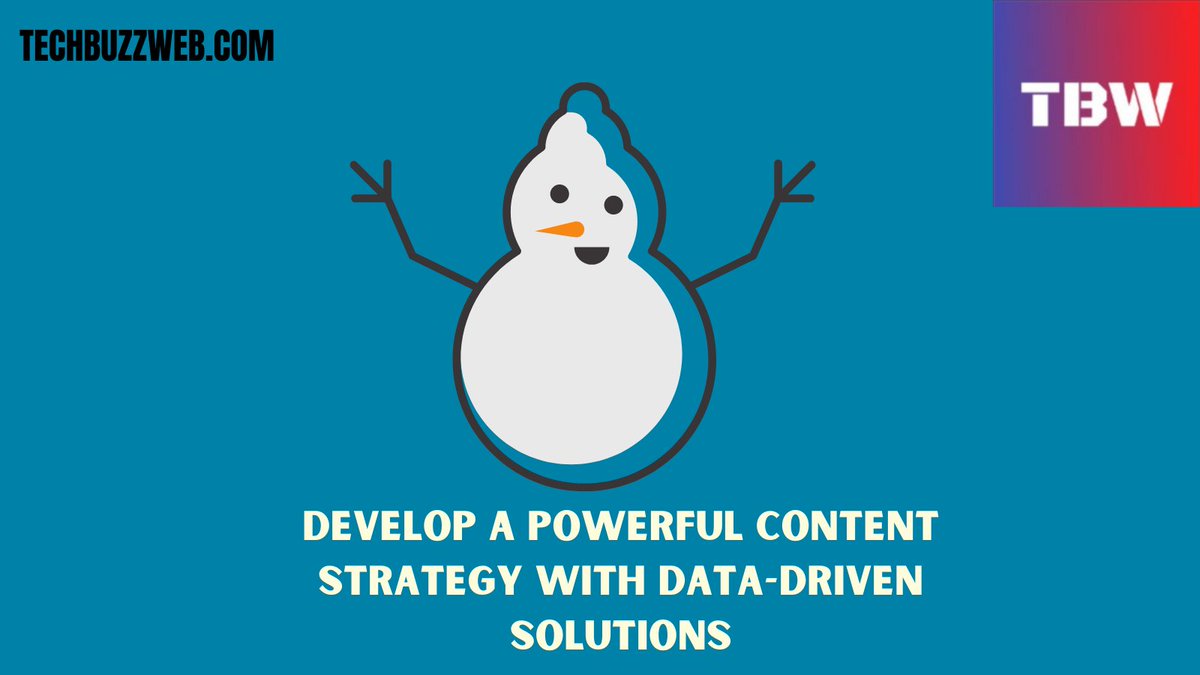 TechbuzzwebT's tweet image. Develop a powerful content strategy with data-driven solutions by @TechbuzzwebT Content Marketing strategy!
Visit: techbuzzweb.com
#contentstrategy #content #marketingstrategy #contentmarketing #contentwriting #datadrivenmarketing #contentcreator #socialmediamarketing