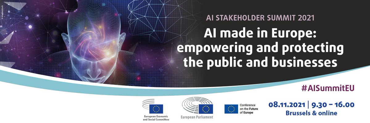 🤖Missed our #AISummitEU last week? 

📺You can now watch the recording and learn more about the future of #ArtificialIntelligence in Europe!

Tune in for our summit '#AI made in Europe: empowering and protecting the public and businesses' 👉europa.eu/!FV3r8N 

📲@EESC_INT