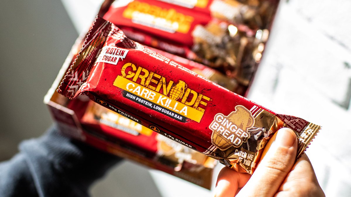 grenadeofficial's tweet photo. All I want for Christmas is an endless supply of #Gingerbread #GrenadeBars π https://t.co/kYKpEQQcu6