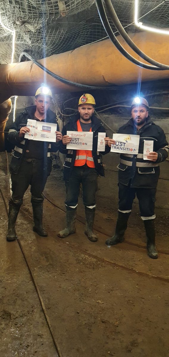 FSPISH3's tweet photo. "Nu ka Marreveshje te Gjelber pa Tranzicion te Drejte"
Asgje rreth nesh pa ne!
Tranzicioni i drejte kerkon zerin e punonjesve te sektorit industrial!
Te sigurohemi qe asnje punonjes mos te ngele pas!
#justTransition 
@FSPISH3
@industriAll https://t.co/sJ3IdKgwbU