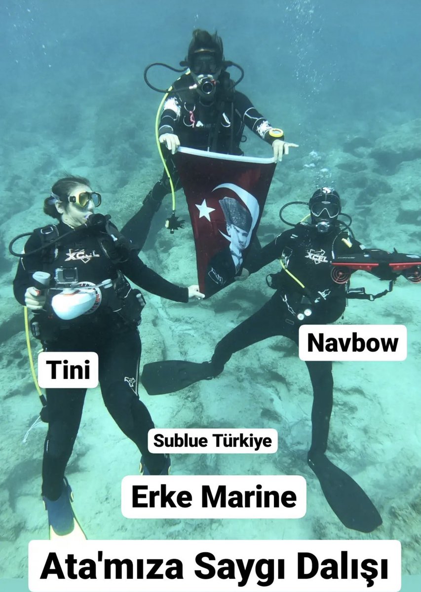 erkemarine's tweet photo. #OrfozDiving ,#ErkeMarine ve #SuBlue’nun
10.Kasım.2021 tarihinde
#mixpro #NavBow ve #Tini modeli #SeaScooter ’larıyla
#Kaş’ta gerçekleştirdiği
“Atamıza Saygı” dalışı.
#10Kasım https://t.co/r9UuytWvcj