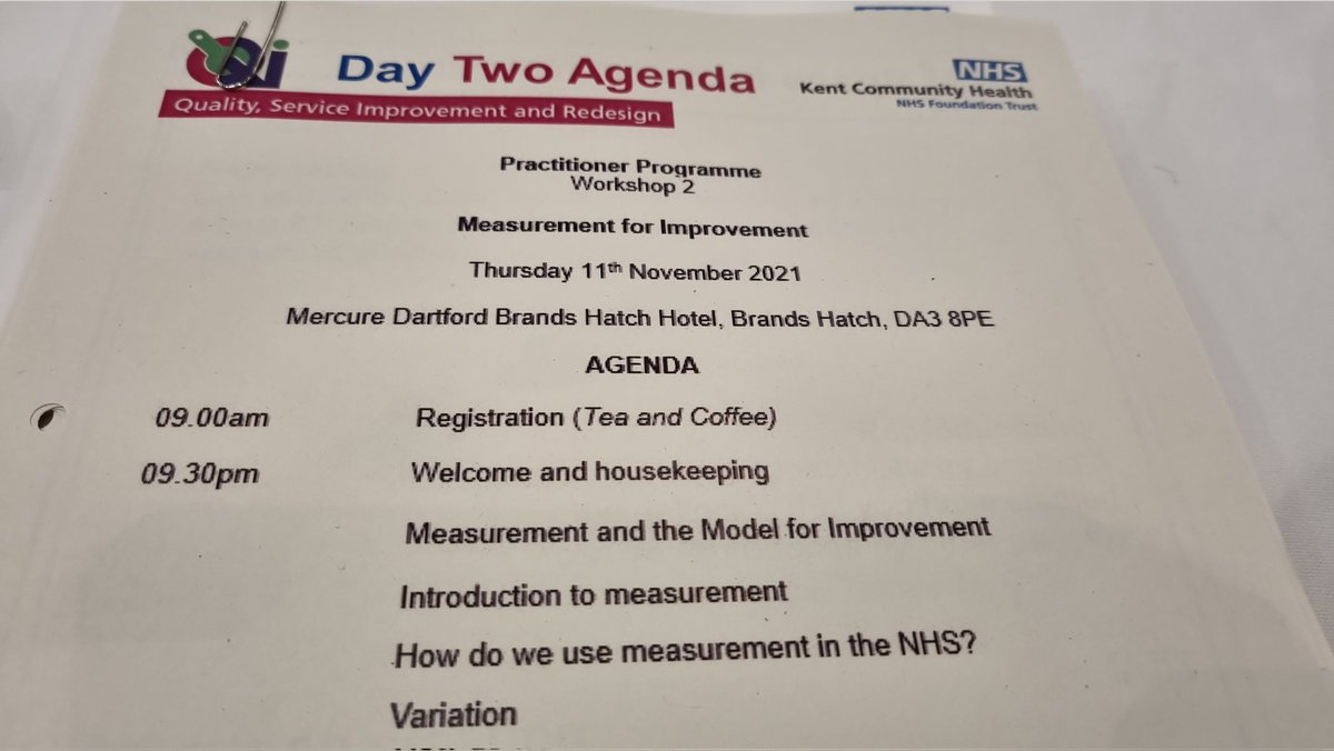 Day 2 of #QSIR kicking off, looking forward to escaping PDSA cycles and improving my skills on measuring for improvement with @serviceimpkchft