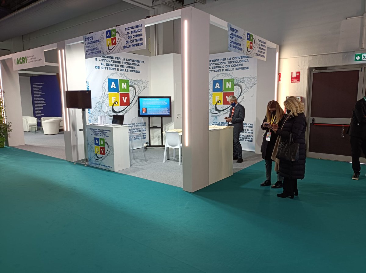 ANFoV1's tweet photo. Stand ANFoV all'Assemblea Nazionale @comuni_anci https://t.co/2wXCth1RPJ