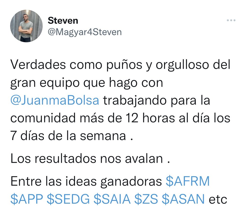 bolsachatcrash's tweet photo. Señores del @bbva @BBVA_espana Tenéis a un empleado en Canarias Jonathan Steven Díaz reconociendo que trabaja 12h al día en su servicio de recomendaciones en bolsa donde cobra 700€. Debéis tomar medidas con @stevendiaz antes de que la @CNMV_IFI @CNMV_MEDIOS os responsabilice https://t.co/V2juLEpl6q
