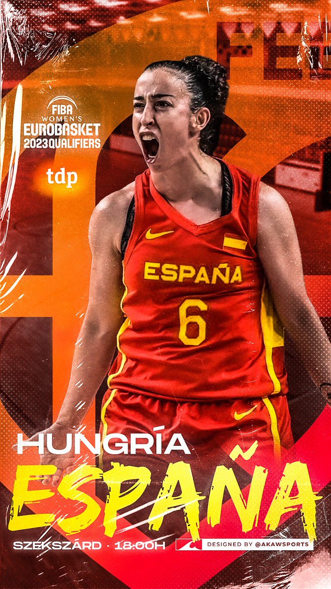 Gameday! 
Primer partido de clasificación para el #EuroBasketWomen2023
🇭🇺 vs 🇪🇸 a las 18h en TDP 💪🏼🔥