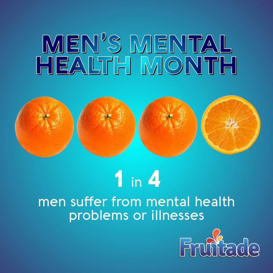 FruitadeZw's tweet photo. This month is #MensHealthMonth.

Men’s mental health matters and the stigma around it must to end. 💙 https://t.co/gq145YnqKx