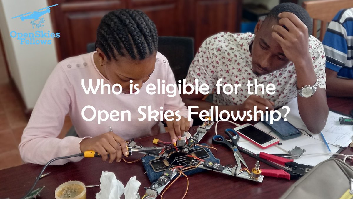 Are you a young person who is passionate about emerging technologies? 

<a href="/OMDTZ/">OpenMap Development Tanzania</a> <a href="/uhurulab/">Uhurulabs</a> &amp;  <a href="/hotosm/">Humanitarian OpenStreetMap Team</a> invite youth in Tanzania or Rwanda to apply by *November 15th* to join the second cohort of Open Skies Fellows! 

Find out if it's right for you: 

📺bit.ly/3ojSMbl