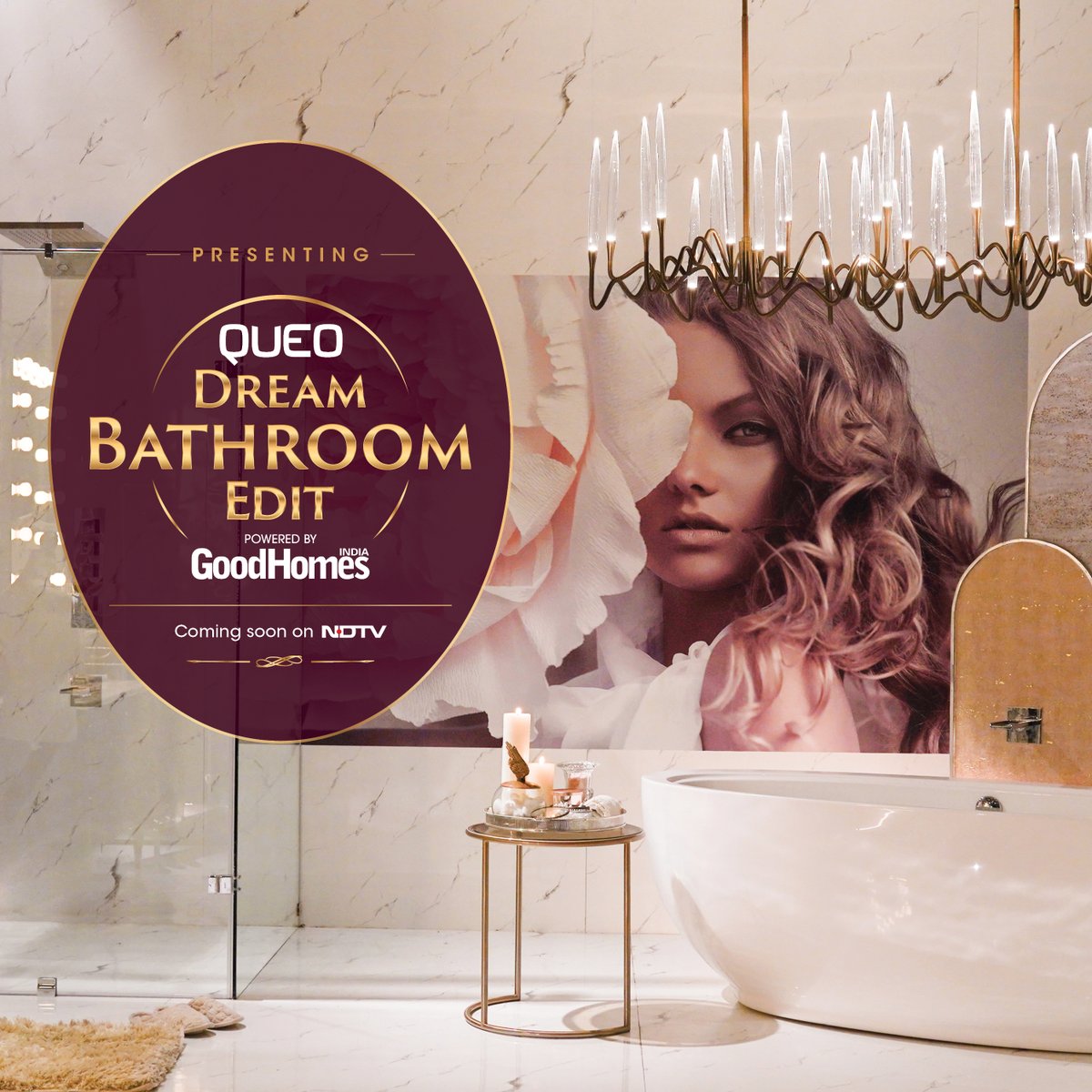 goodhomesindia's tweet image. For the first time, Queo and GoodHomes India come together to create the bathrooms of your dreams. We present the Queo Dream Bathroom Edit powered by GoodHomes, a four-part series that will air on NDTV, every Sat, at 6:30pm, starting Nov 20, &apos;21.#QueoBathrooms #NothingLessWillDo