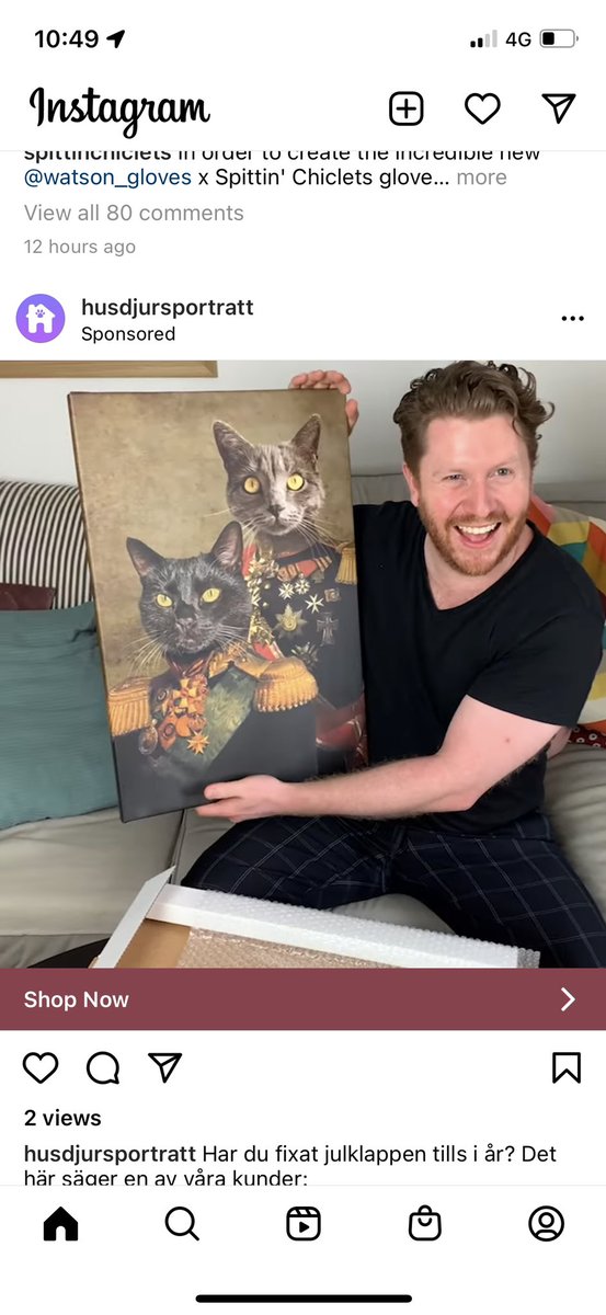 hkraft's tweet photo. Dies @FeitsBarstool have a cat loving doppelgänger in Sweden?! @KFCBarstool https://t.co/Ht9RQO3sbV