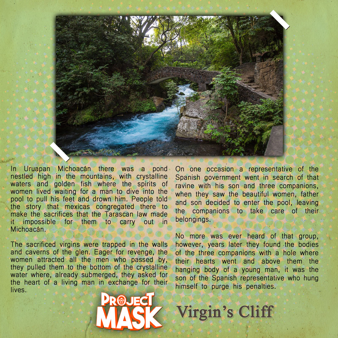 ProjectMaskOf's tweet photo. Today in our #LoreBits:

The Virgin’s Cliff.

Follow us / Síguenos:
@ProjectMaskOf

 on Facebook / Instagram / Twitter

#LoreBits
#ProjectMask
#Gamacon
#BCMediaLab
#HyperkineticStudios
#MaskedRepublic https://t.co/Ns3GaunCfj