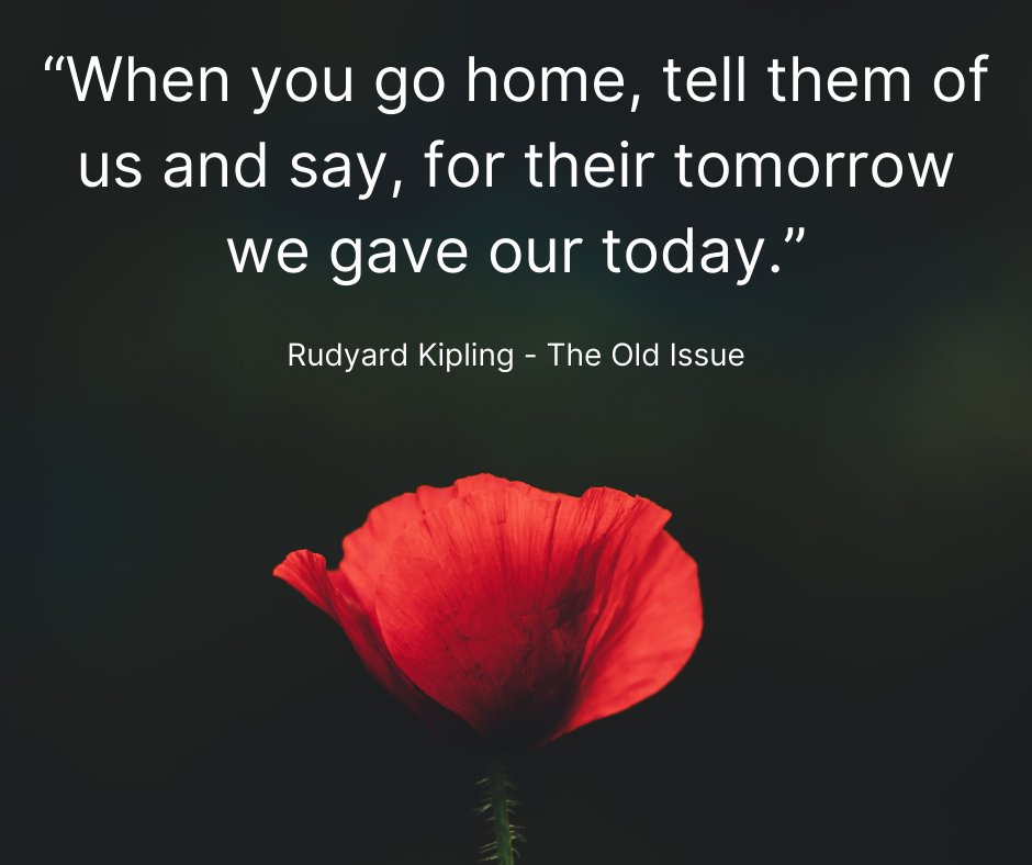 InstructusGroup's tweet image. Today our thoughts are with all those who fought and gave their lives in service of making the world a safer place.

#ArmisticeDay #LestWeForget