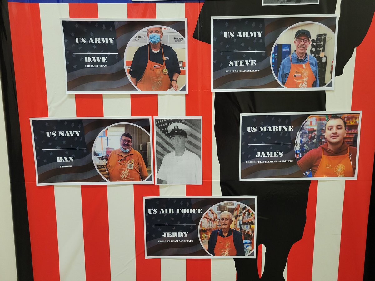 Today we celebrate those who served our country! Big thanks to our Veteran Associates! 🇺🇸🇺🇸🇺🇸🇺🇸 <a href="/BPlantenberg/">Brody Plantenberg</a> <a href="/HouleHeather/">HeatherHouleTHD</a>