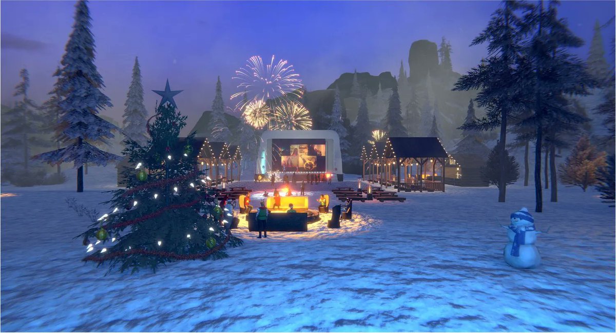 BreakroomTech's tweet photo. Host your virtual party in the most spectacular party region in Breakroom's virtual world. Bookings now open visit https://t.co/qFPjByIlhN https://t.co/k1otCWVRNj #VirtualWorlds #virtualevents #holidayparty #immersiveevents https://t.co/dC1qoJ2JKF