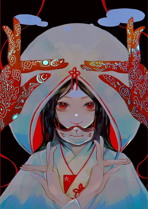 「red eyes wataboushi」 illustration images(Latest)