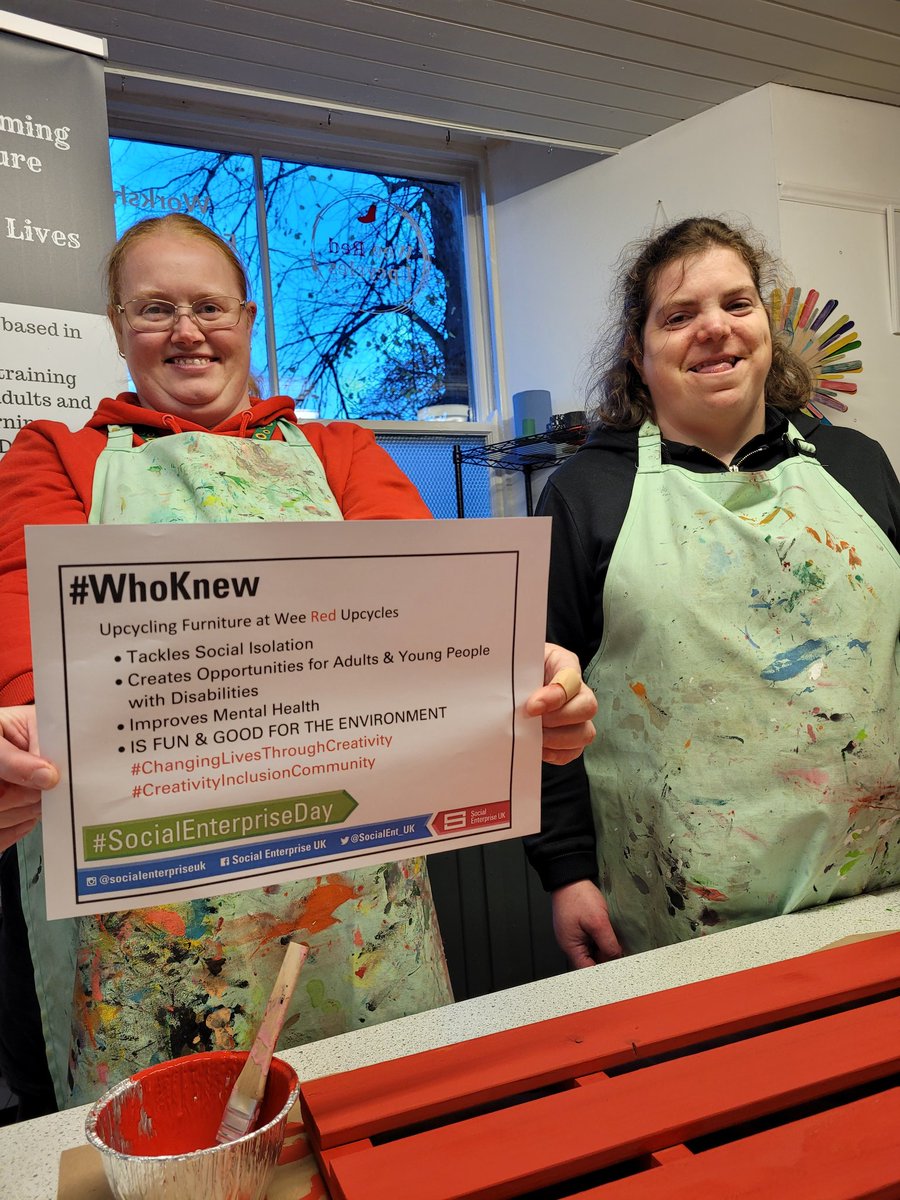 weeredupcycles's tweet photo. #WhoKnew Creativity can Change Lives and tackle climate change. Repurposing items &amp; Furniture from landfill, inspiring communities to Upcycle &amp; Reuse #Haddington #scotland #Inclusion #purpose #socialenterpriseday #socialEnt @SocialEnt_UK @mcmillwynd @elcourier @ssescotland 💥 https://t.co/qxncwSIRiG
