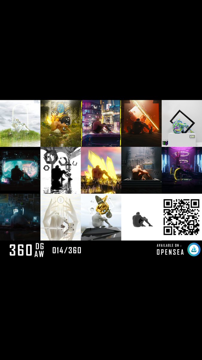 artwork_pm's tweet photo. NEW DROP!!
360 DG UPDATE!!
--001-014/360--

Available now on 
@opensea

Link Collection : https://t.co/bvuvRuK3IS

#NFTART #nftartist #nfts #NFT #nftcommunity #nftcollector #NFTTHAILAND #NFTthai #NFTThaicommunity #NFTdrop https://t.co/6YXUPmQTy0