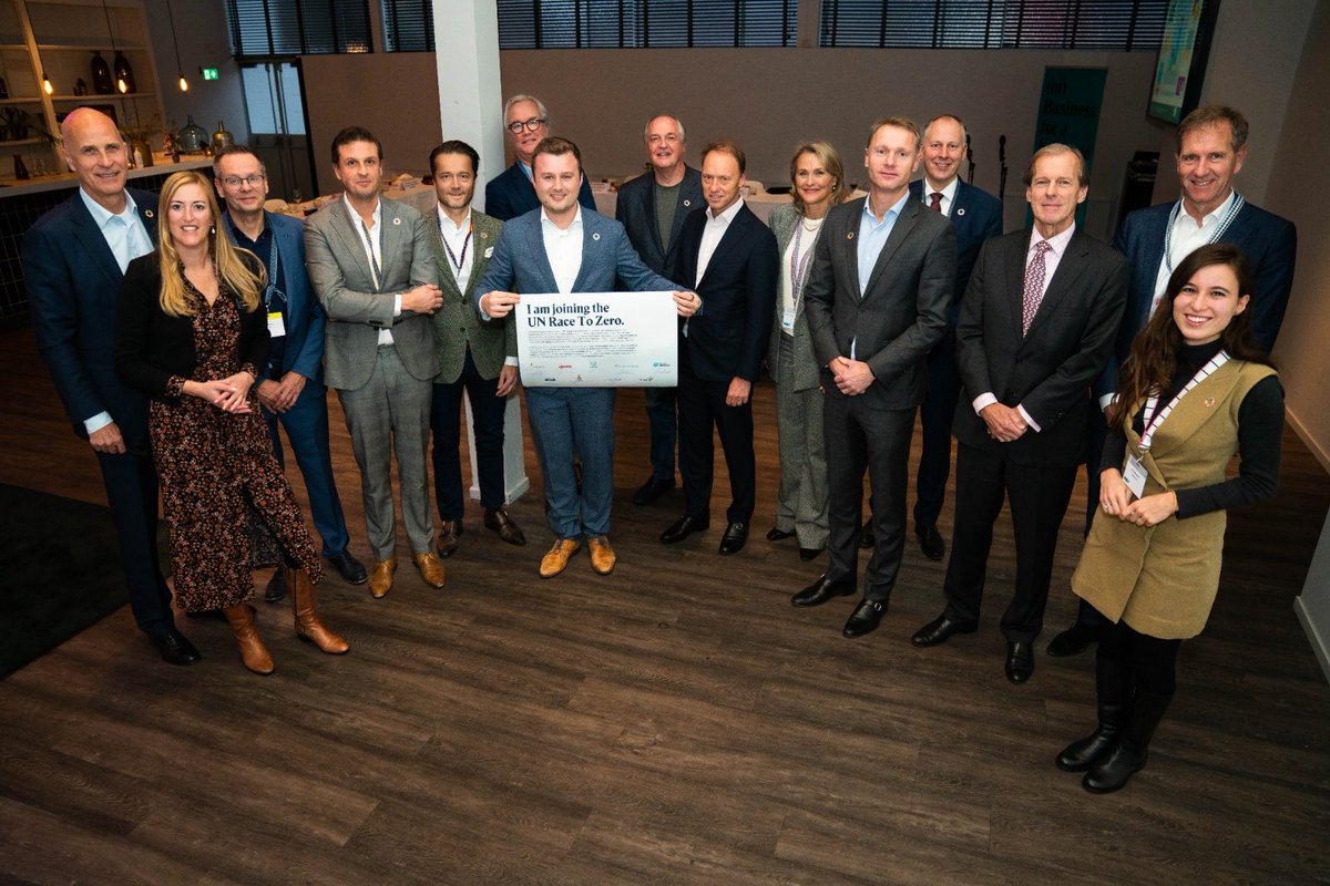 PaulPolman's tweet photo. Great to see responsible Dutch business leaders committing  to #Racetozero  now time to accelerate decarbonization. #SDG #nsc21nl https://t.co/JCpoA5Por9