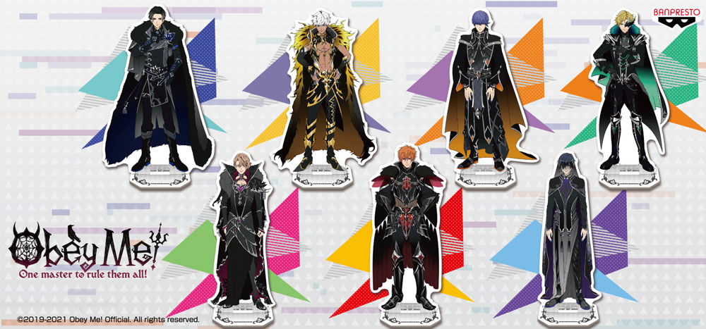 Obey Me!」のスタンド付きアクリルプレートがセガ限定で登場