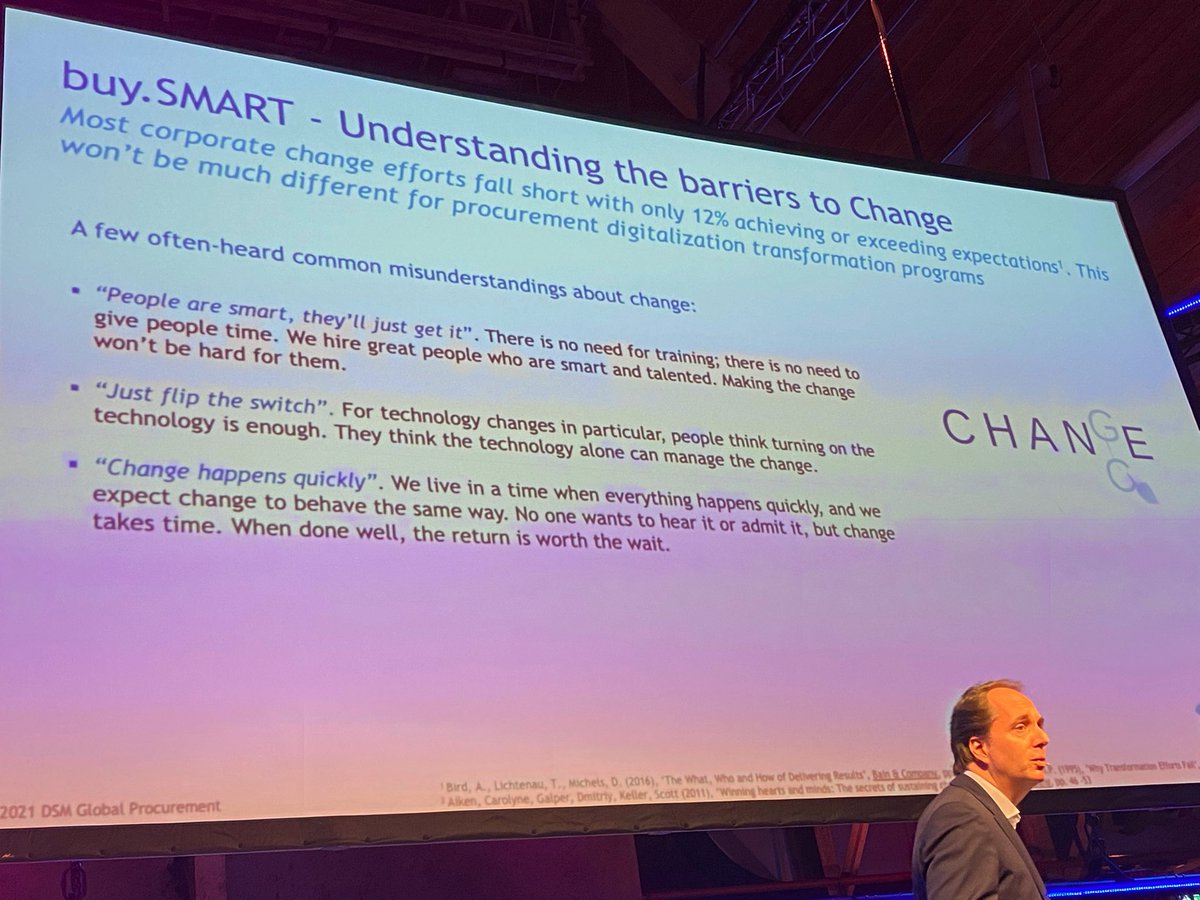 MoniquePauline's tweet photo. #Nevi65jaar Inspiring presentation  @DSMNederland @AndriesFeikema #WhyChangeManagement @Prosci https://t.co/UhkqJOFlCy