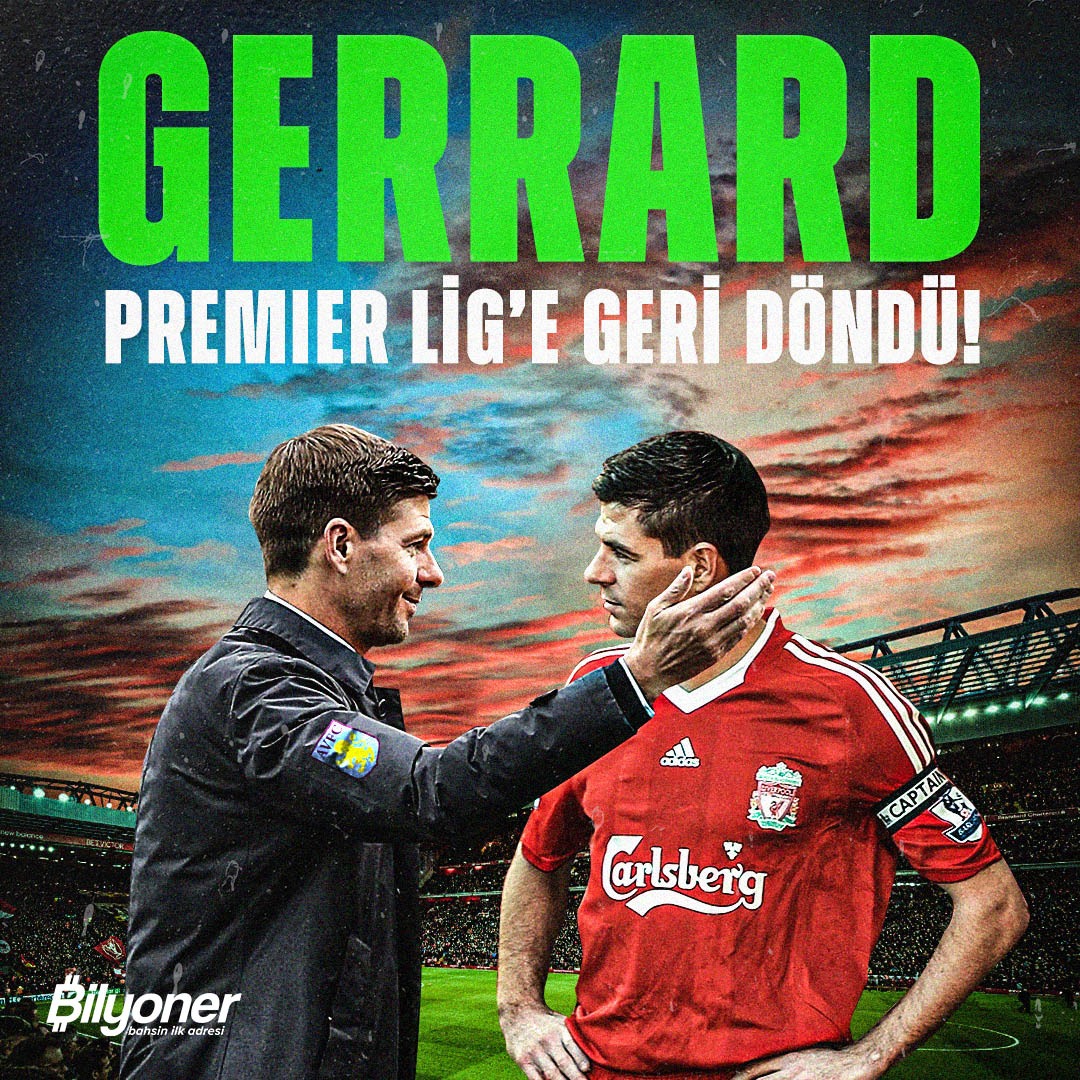 🔥 Liverpool efsanesi Steven Gerrard, Premier Lig’e Aston Villa teknik direktörü olarak geri döndü! ⚡