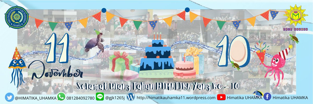 HIMATIKA_UHAMKA's tweet photo. 🎉[ Ulang Tahun HIMATIKA Yang Ke-10]🎉

Selamat ulang tahun HIMATIKA. Selama 10 tahun terakhir namamu selalu terkenang didalam jiwa serta raga sang pemimpi.

#miladhimatikauhamka
#HimatikaUhamka2021
#fkipuhamka 
#uhamka https://t.co/cF4dXDcmi8