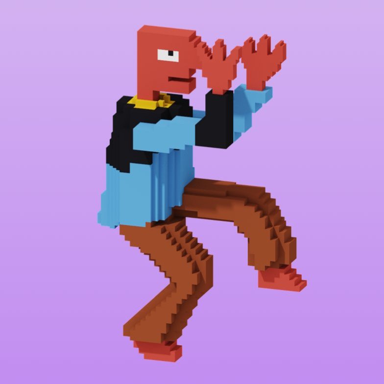 AngryCitizenNFT's tweet photo. Dancer 🕺🏽 gonna dance in Angry City all night and day for you. #NFT preview. Subscribe for giveaways! https://t.co/ZQm2IkDtQg
