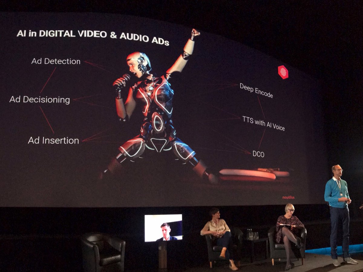 AC_catalysts's tweet photo. First time having an #algorithm speaking on stage!!! with #Nowtilus #Serverside presentation about new #streaming #video #ads insertion through #AI #tech @MTH_Conference #mthcon2021 with @katecomments @dwerft_project @SamsungUK https://t.co/mqqKoV2YOo