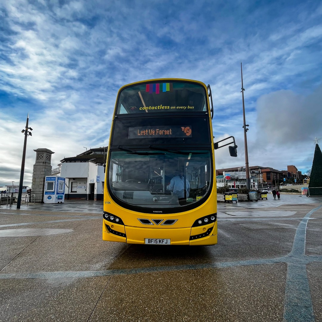 Please be aware that our drivers will be pulling over at 11am (if safe to do so) to observe the two minute silence for Remembrance Day - thank you.