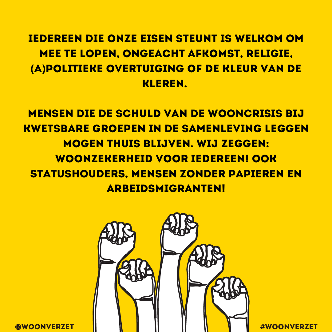 woonverzet's tweet photo. Op zondag 14-11 start de demonstratie om 14 uur op de Koekamp. Na het programma op het podium lopen we  door Den Haag om onze eisen luid en duidelijk te laten horen. We komen onder andere langs het ministerie van Binnenlandse Zaken, waar het woonbeleid wordt bepaald. #woonverzet https://t.co/kkA7r62iUu