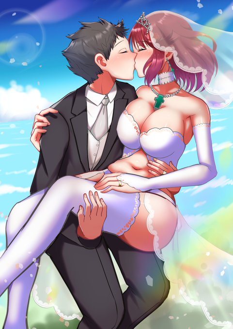 レクホム結婚式の絵 