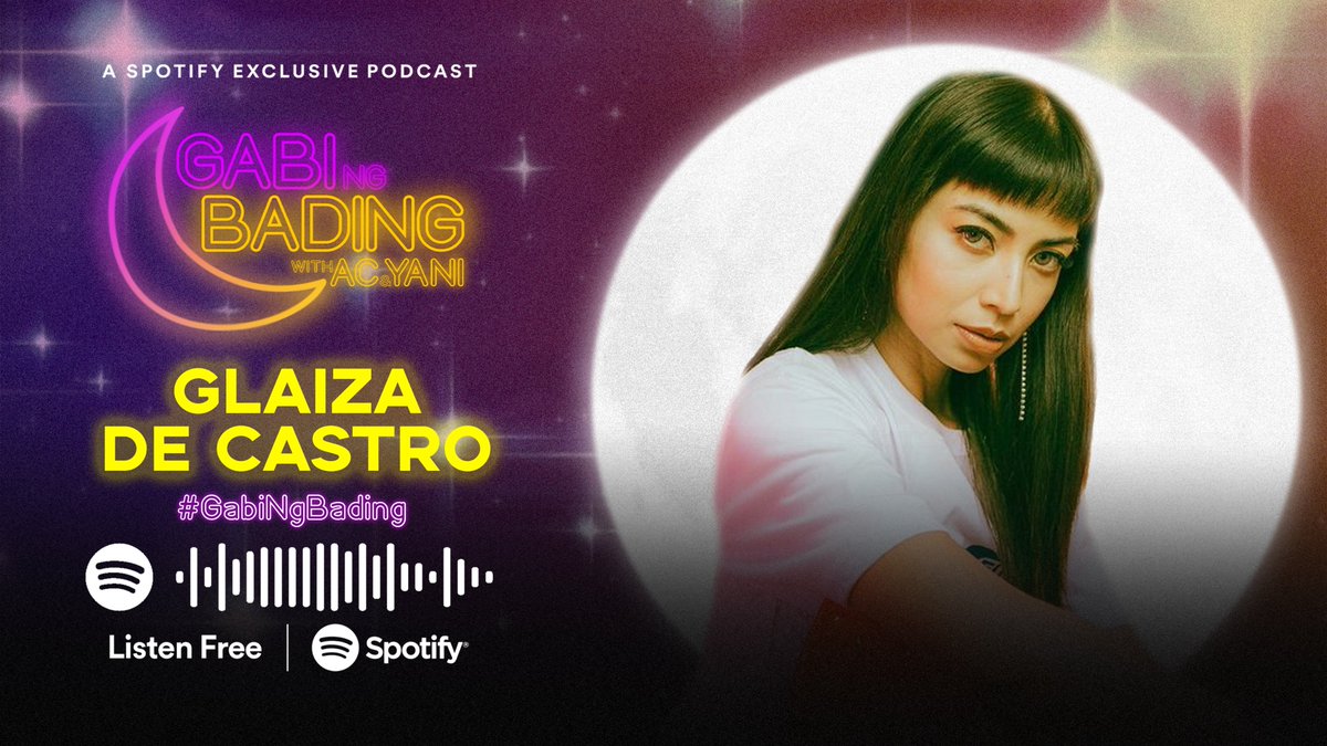 gabingbading's tweet photo. SSHEDA! MAGSITIGIL KAYO DAHIL MAY PASABOG TAYO NGAYONG BIYERNES!

Kinainisan bilang heidi, kinabaklaan bilang Althea, at hinangaan bilang sanggre Pirena—makakasama lang naman natin ang iconic @glaizaredux bukas dito sa #GabiNgBading! 

9 PM, streaming for free on @Spotify_PH! https://t.co/YFumcO4Q7r